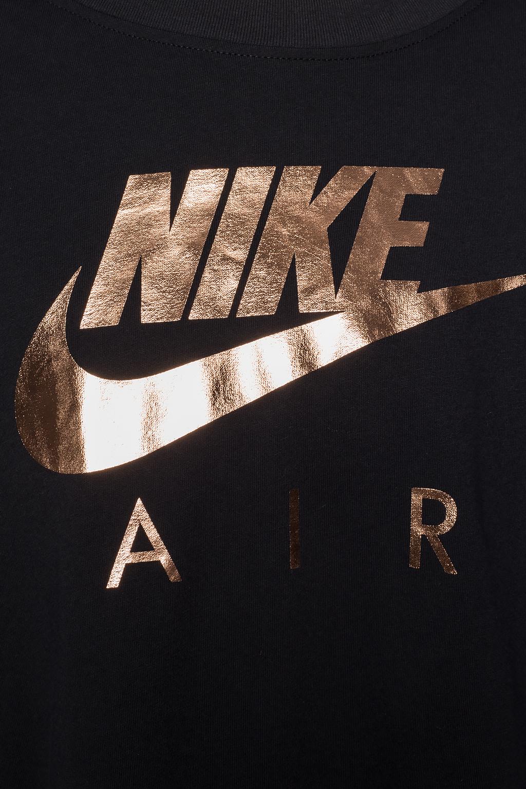 golden nike logo